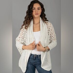 Saachi Cotton Open Knit Sweater